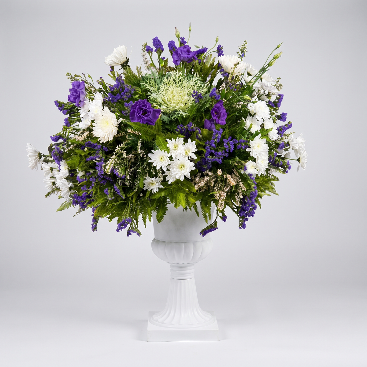 Copón Floral en Pedestal Grande
