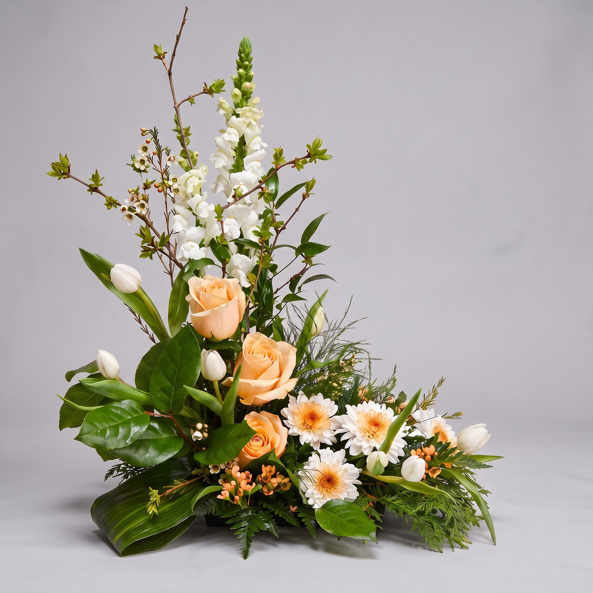Pie de Urna Floral Grande